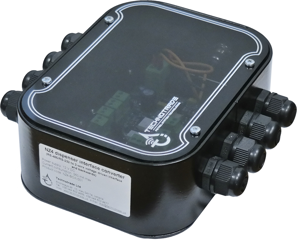 NZ dispenser interface converter (RS485/RS232 to 2wire voltage